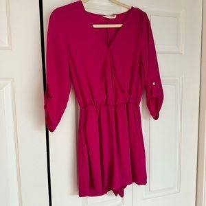 Buddylove pink romper, size small